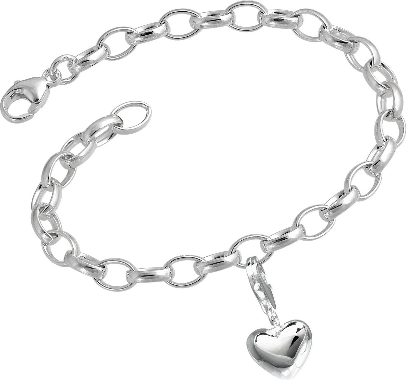 SilberDream Charm-Einhänger Set SilberDream Armband Fashion Charm Set (Charmssets, 2-tlg), Charmssets aus 925 Sterling Silber, Farbe: silber von SilberDream