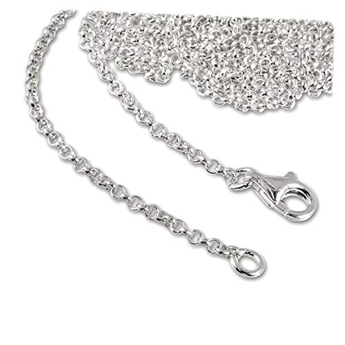 SilberDream Charmskette 70cm 925 Sterling Silber Charms Halsschmuck D3FC00297-1 Silber Charmsschmuck für die Frau von SilberDream