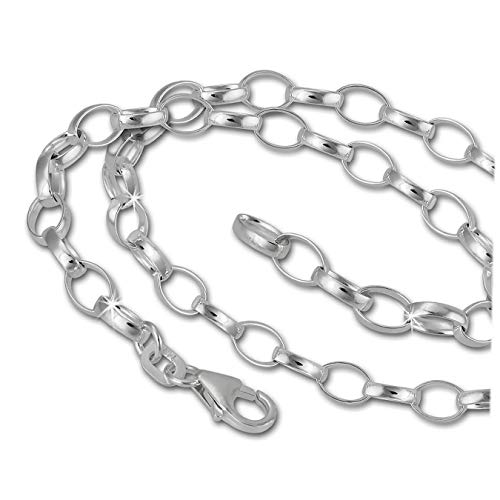 SilberDream Charmskette Charms Halsschmuck 100cm 925 Sterling Silber FC0127 Silber Charmsschmuckkette von SilberDream