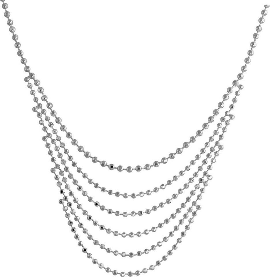 SilberDream Collier SilberDream Collier silber Damen Echt, Colliers ca. 42cm bis 47cm, 925 Sterling Silber, Farbe: silber, Made-I von SilberDream