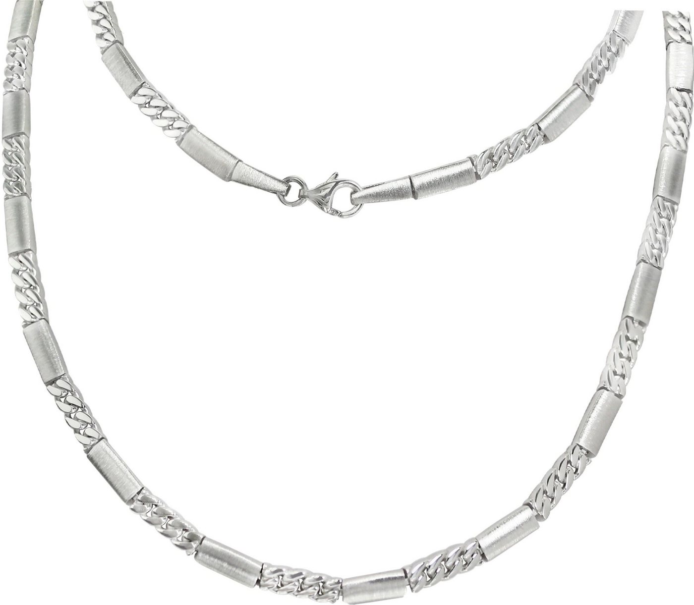 SilberDream Collier SilberDream Collier Rechteck 925 Silber, Damen Colliers Panzer aus 925 Sterling Silber, Farbe: silber von SilberDream