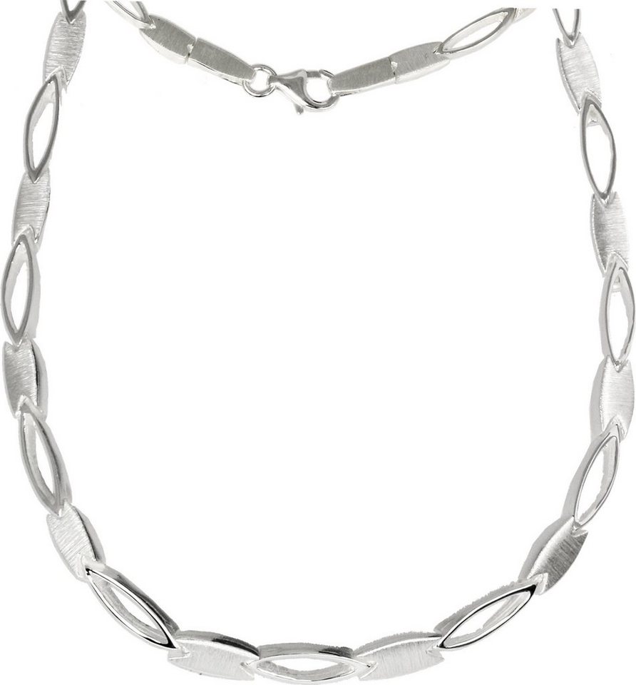 SilberDream Collier SDK4900JX SilberDream Designauswahl Halsketten, Colliers (oval) ca. 45cm, 925 Sterling Silber, Farbe: silber von SilberDream