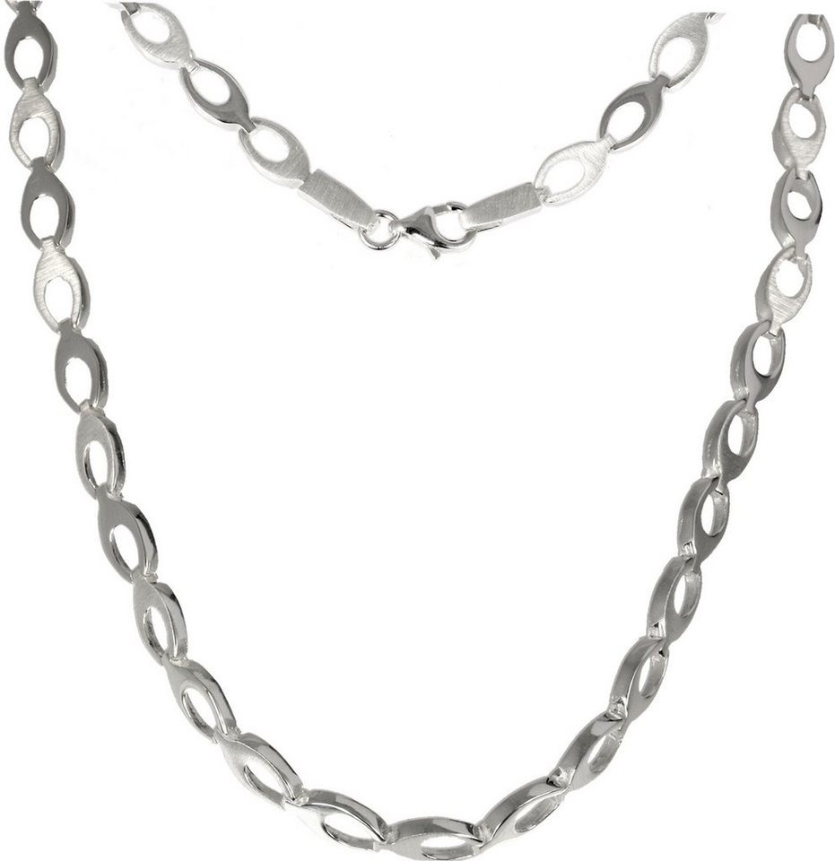 SilberDream Collier SDK4900JX SilberDream Designauswahl Halsketten, Colliers (oval) ca. 45cm, 925 Sterling Silber, Farbe: silber von SilberDream