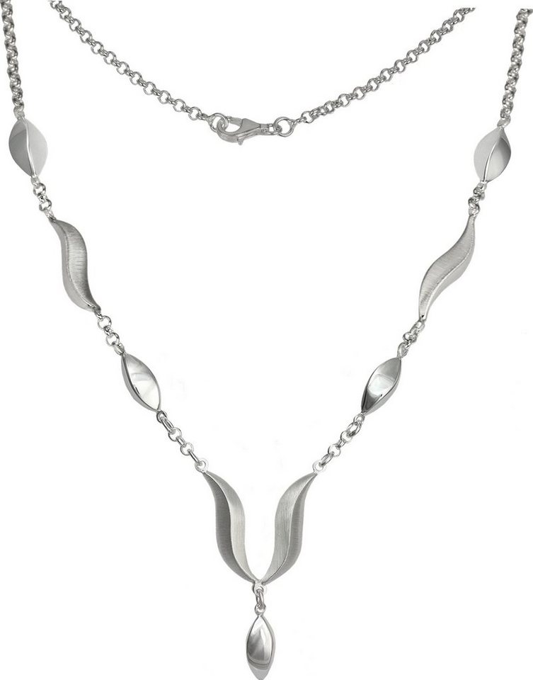 SilberDream Collier SDK4901JX SilberDream verschiedene Designs, Colliers (Wave) ca. 45cm, 925 Sterling Silber, Farbe: silber von SilberDream