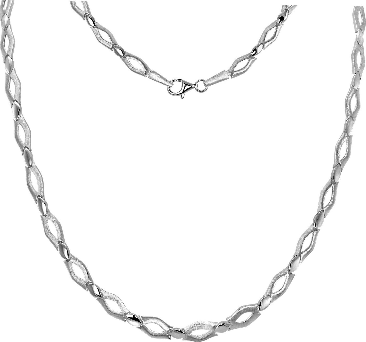 SilberDream Collier SDK4903JX SilberDream Designauswahl Halsketten, Colliers (Outline) ca. 45cm, 925 Sterling Silber, Farbe: silber von SilberDream