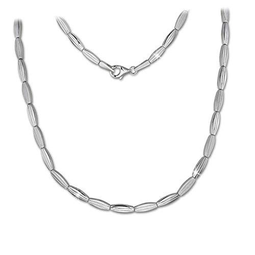 SilberDream Collier matt Fantasie silber 925 Silber Damen-Kette 44,5cm D2SDK441J ein schönes Geschenk zu Weihnachten, Geburtstag, Valentinstag für die Frau von SilberDream