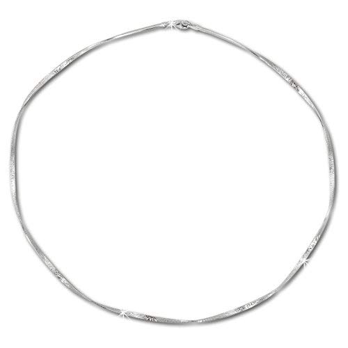 SilberDream Collier silber Damen Echt Halsschmuck 45cm 925 Silber SDK29045J Silber Collier von SilberDream