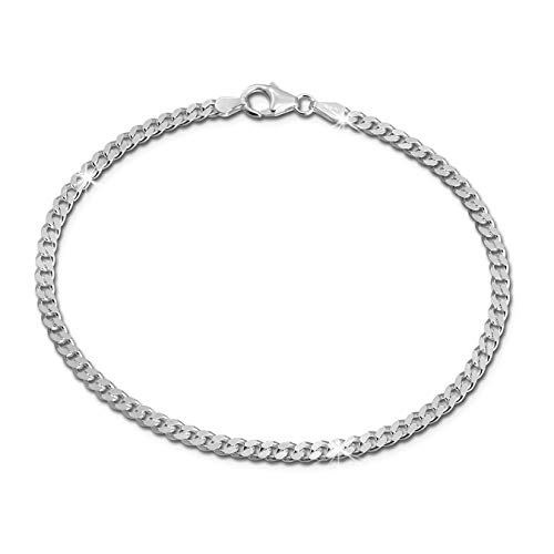 SilberDream Damen Herren-Armband Panzer 925 Silber glanz 19cm silber D3SDA2289J Silber Armschmuck für die Frau, für den Mann von SilberDream