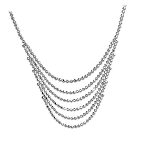 SilberDream ECHT 925 Silber Collier Damen Halsschmuck 47cm silber D2SDK27042J ein schönes Geschenk zu Weihnachten, Geburtstag, Valentinstag für die Frau von SilberDream