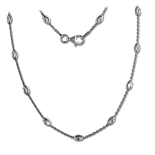 SilberDream ECHT 925 Silber Halskette Damen Halsschmuck 45cm silber D2SDK26245J ein schönes Geschenk zu Weihnachten, Geburtstag, Valentinstag für die Frau von SilberDream