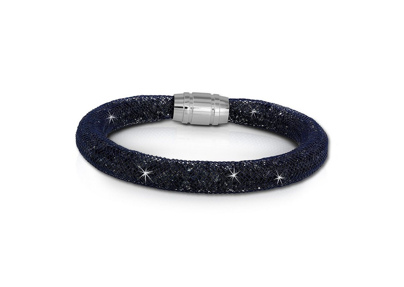 SilberDream Edelstahlarmband SilberDream Armband blau Arm-Schmuck (Armband), Damenarmband mit Edelstahl-Verschluss, Farbe: schwarz, grau, blau von SilberDream