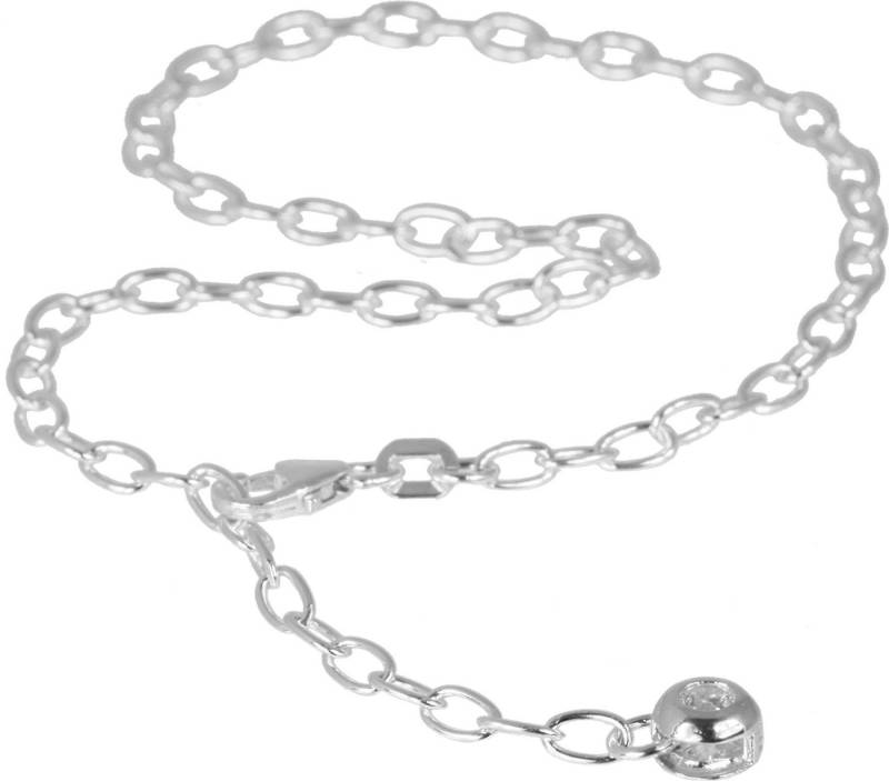 SilberDream Fußkette mit Anhänger SDF0990X-Set SilberDream Fußkette 925 Silber Damen, Damen Fußkette aus 925 Sterling Silber, Farbe: silber von SilberDream