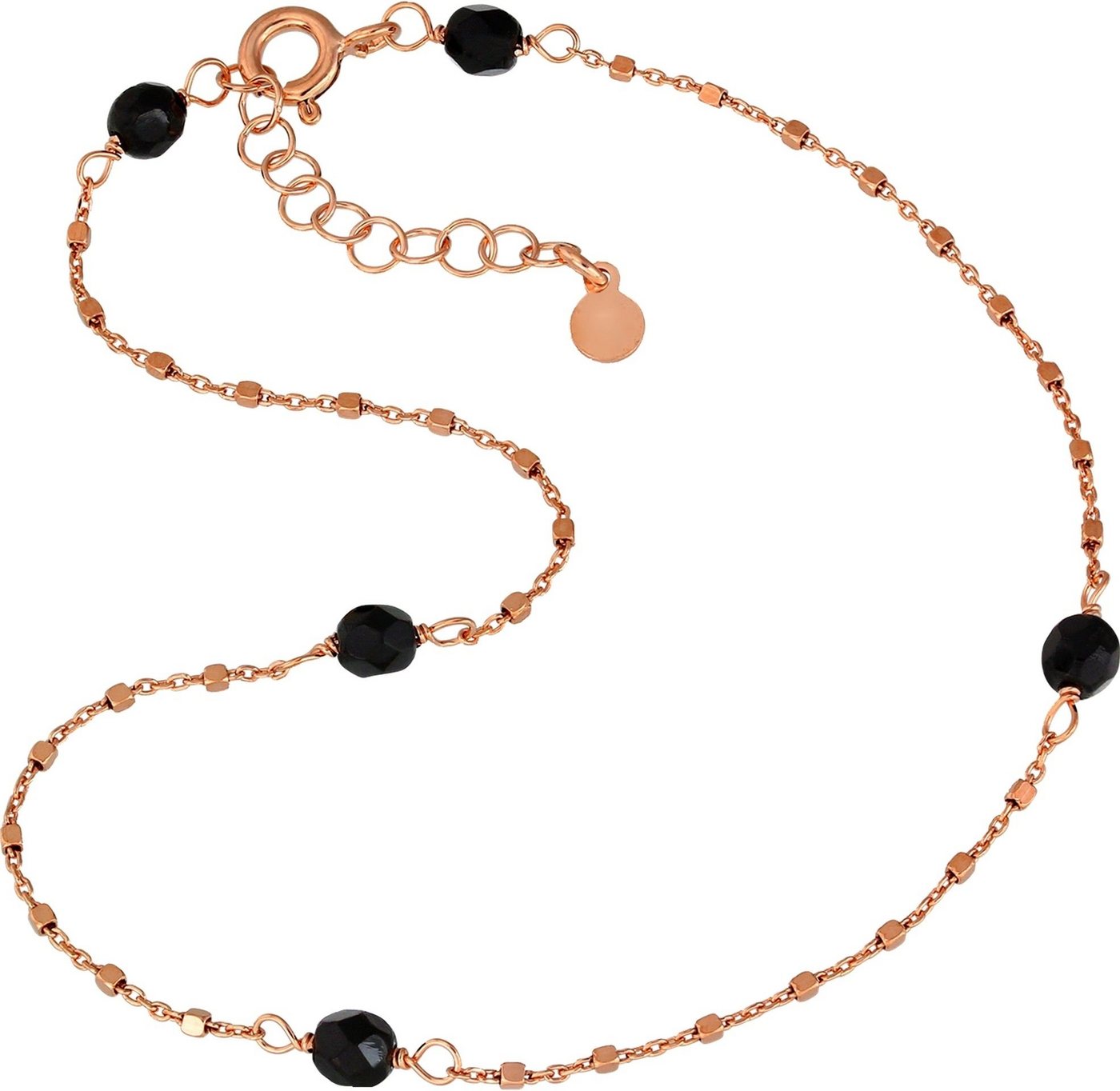 SilberDream Fußkette mit Anhänger SilberDream Fußkette 333er rosegold Damen, Damen Fußkette aus 925 Sterling Silber, vergoldet (Roségold 333), Farb von SilberDream