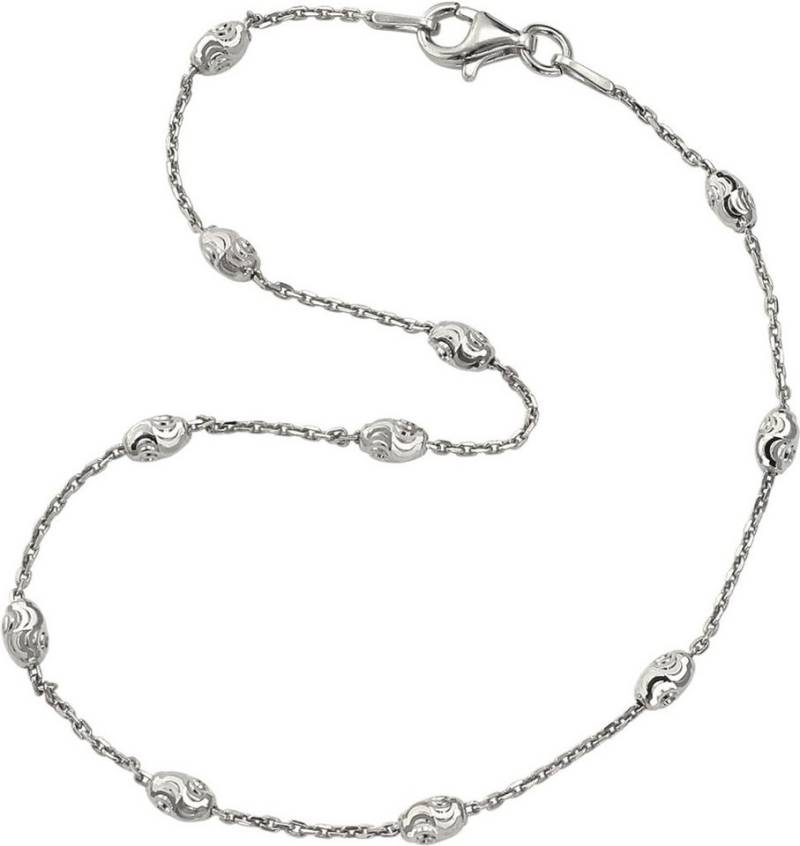 SilberDream Fußkette mit Anhänger SilberDream Typhoon Fußkette Damen, Damen Fußkette Typhoon aus 925 Sterling Silber, Farbe: silber von SilberDream