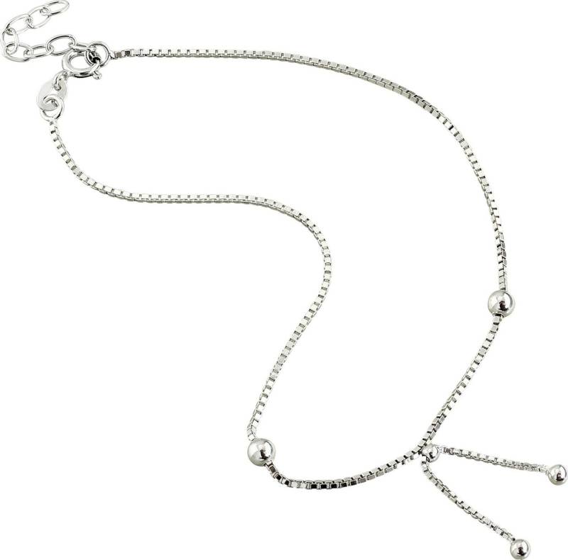 SilberDream Fußkette mit Anhänger SilberDream Damen Fußkette Dangle Kugeln, Damen Fußkette Dangle Kugeln aus 925 Sterling Silber, Farbe: silber von SilberDream