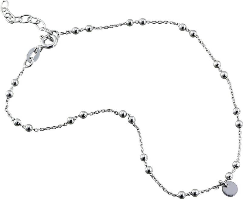 SilberDream Fußkette mit Anhänger SilberDream Damen Fußkette Plättchen, Damen Fußkette Plättchen aus 925 Sterling Silber, Farbe: silber von SilberDream