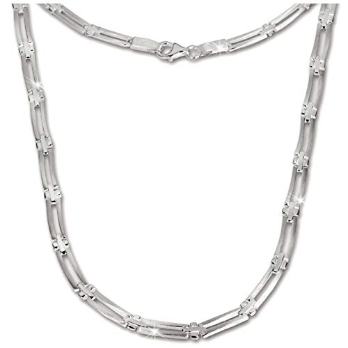 SilberDream Halsschmuck 45,5cm Collier Kette matt Trendy 925er Silber SDK407 Silber Collier von SilberDream