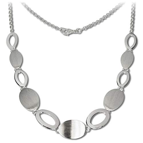 SilberDream Halsschmuck 45cm Collier Kette matt Grazie 925er Silber SDK408 Silber Collier SilberDream Halsschmuck 45cm Collier Kette matt Grazie 925er Silber SDK408 Silber Collier von SilberDream