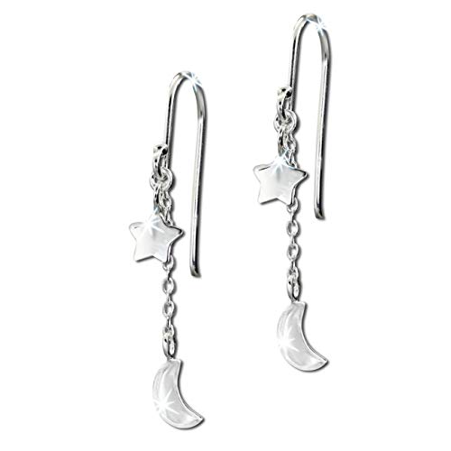 SilberDream Ohrhänger Stern & Mond Damen 925er Sterling Silber Ohrringe D2SDO8807J ein Geschenk zu Weihnachten, Geburtstag, Valentinstag für die Frau SilberDream Ohrhänger Stern & Mond Damen 925er Sterling Silber Ohrringe D2SDO8807J ein Geschenk zu Weihnachten, Geburtstag, Valentinstag für die Frau von SilberDream