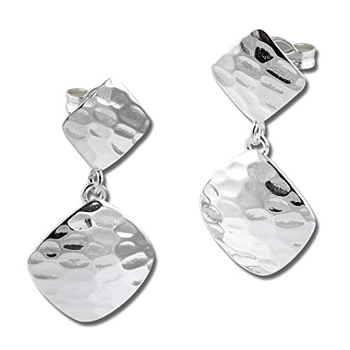 SilberDream Ohrhänger für Damen 925 Silber Muster viereckig Ohrringe D3SDO575J Silber Ohrschmuck für die Frau SilberDream Ohrhänger für Damen 925 Silber Muster viereckig Ohrringe D3SDO575J Silber Ohrschmuck für die Frau von SilberDream