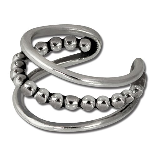 SilberDream Ohrringe Damen Jugend 925 Silber Ohrklemme Antik Ear Cuff SDO8874J von SilberDream