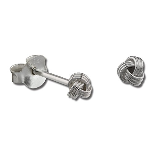 SilberDream Ohrringe Damen-Schmuck 925er Silber Ohrstecker Knoten SDO8214J von SilberDream