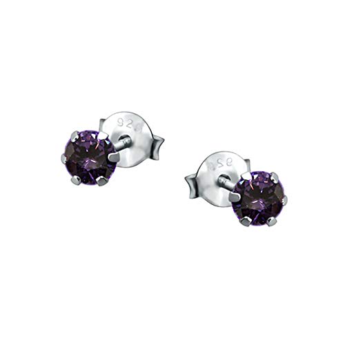 SilberDream Ohrringe 3mm für Damen 925 Silber Ohrstecker Zirkonia lila SDO8503V Silber Ohrstecker SilberDream Ohrringe 3mm für Damen 925 Silber Ohrstecker Zirkonia lila SDO8503V Silber Ohrstecker von SilberDream