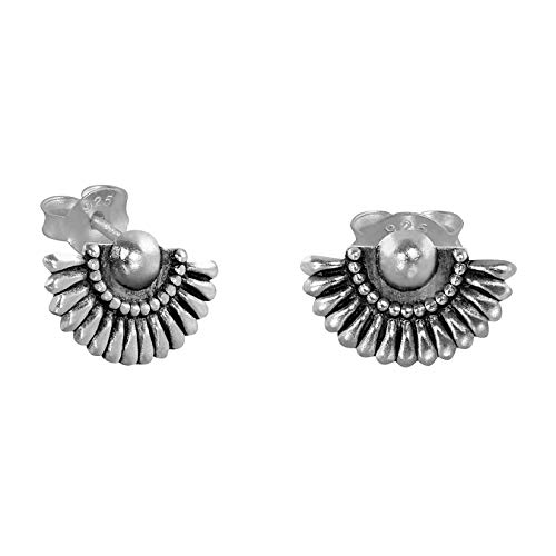 SilberDream Ohrringe Damen-Schmuck 925er Silber Ohrstecker Fächer SDO8215S Silber Ohrstecker von SilberDream