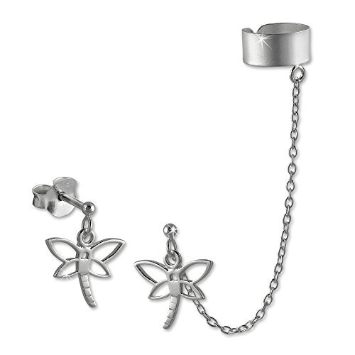 SilberDream Ohrringe Damen-Schmuck 925er Silber Ohrstecker Libelle SDO8870 von SilberDream