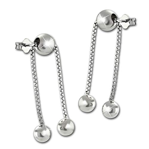 SilberDream Ohrringe Ohrhänger 925 Echt Silber Kugeln Damen Schmuck SDO6715J Silber Ohrhänger SilberDream Ohrringe Ohrhänger 925 Echt Silber Kugeln Damen Schmuck SDO6715J Silber Ohrhänger von SilberDream