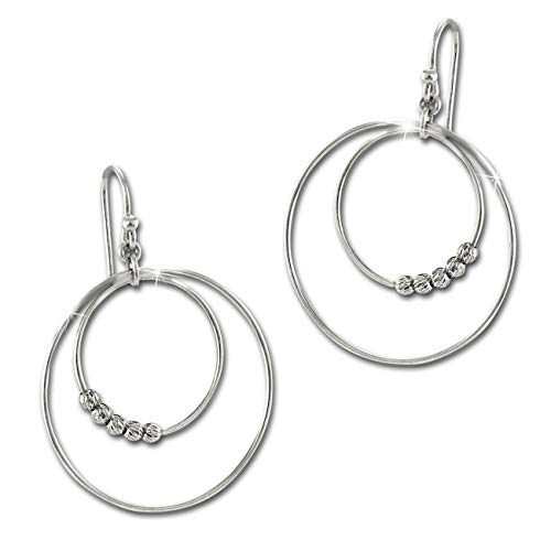 SilberDream Ohrringe Ohrhänger 925 Silber Doppelringe Damen Schmuck SDO6700J Silber Ohrhänger SilberDream Ohrringe Ohrhänger 925 Silber Doppelringe Damen Schmuck SDO6700J Silber Ohrhänger von SilberDream