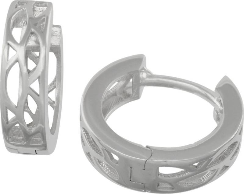 SilberDream Paar Creolen SilberDream Ohrringe Damen-Schmuck 925er (Creolen), Damen Creolen aus 925 Sterling Silber, Farbe: silber von SilberDream