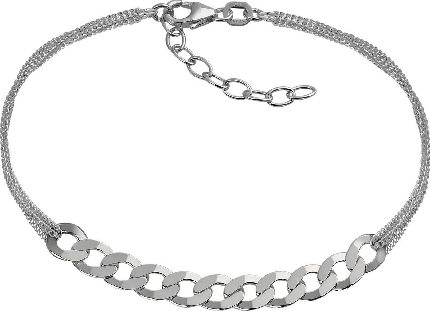 SilberDream Silberarmband SilberDream Armschmuck 18cm silber (Armband), Damen Armband (Fantasie) ca. 18cm, 925 Sterling Silber, Farbe: silber von SilberDream