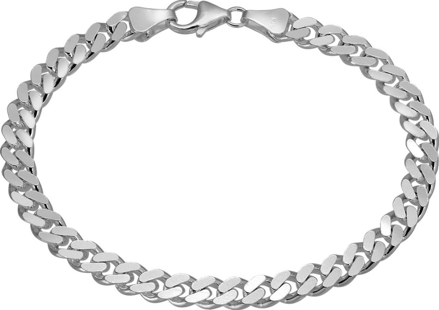 SilberDream Silberarmband SilberDream Armschmuck 21cm silber (Armband), Damen, Herren Armband ca. 21cm, 925 Sterling Silber, Farbe: silber von SilberDream