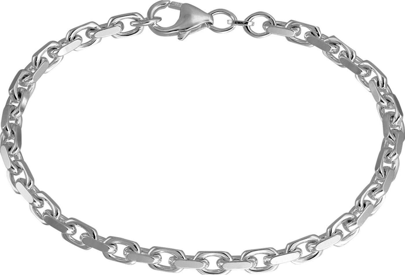 SilberDream Silberarmband SilberDream Armschmuck 19cm silber (Armband), Damen, Herren Armband (Anker) ca. 19cm, 925 Sterling Silber, Farbe: si von SilberDream