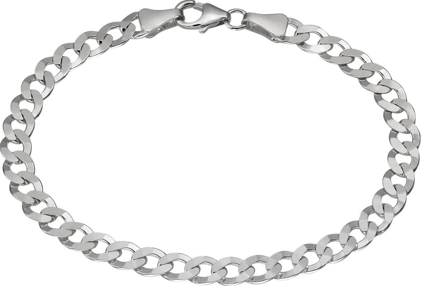 SilberDream Silberarmband SilberDream Armschmuck 19cm silber (Armband), Damen, Herren Armband ca. 19cm, 925 Sterling Silber, Farbe: silber von SilberDream