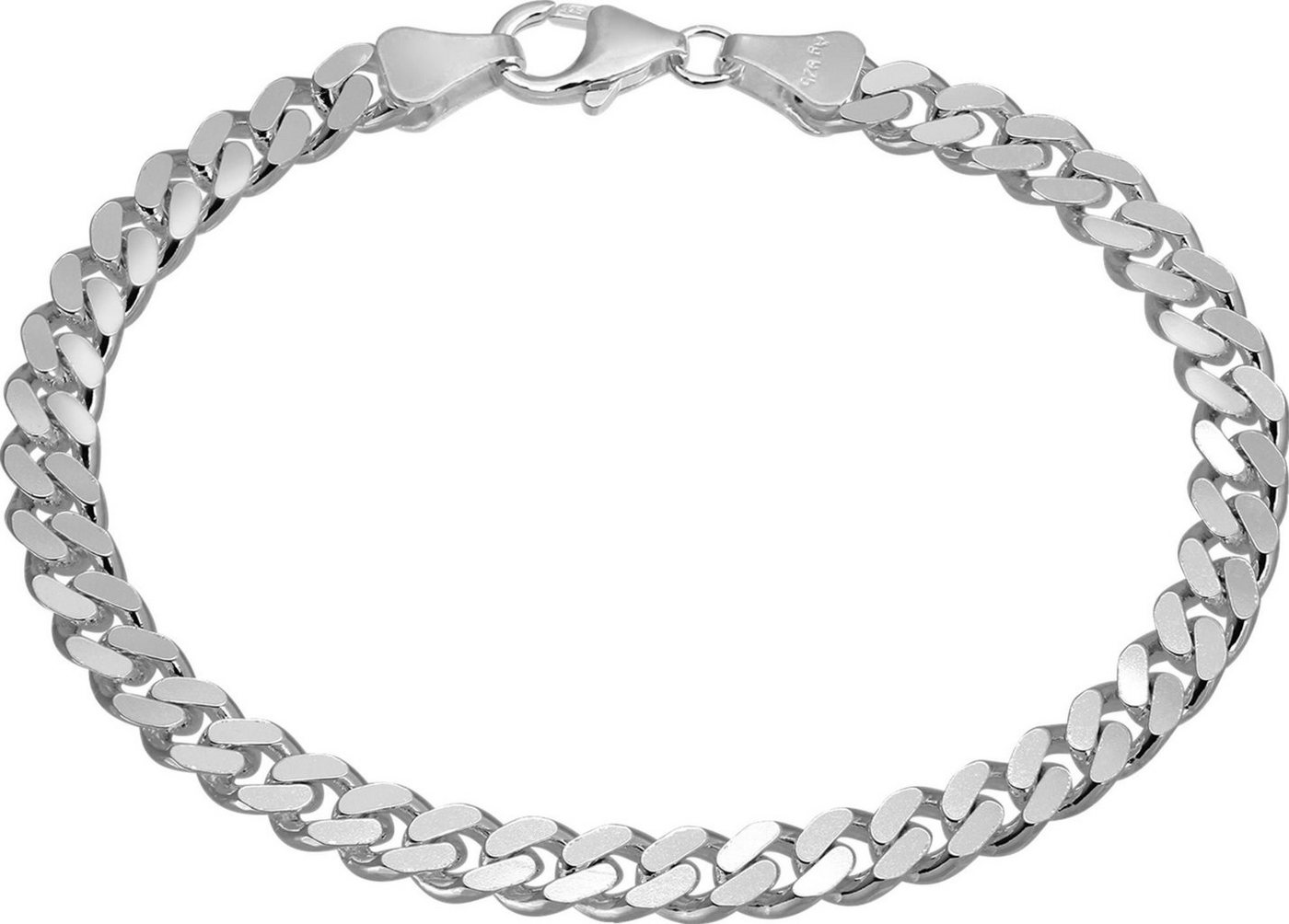 SilberDream Silberarmband SilberDream Armschmuck 21cm silber (Armband), Damen, Herren Armband ca. 21cm, 925 Sterling Silber, Farbe: silber von SilberDream