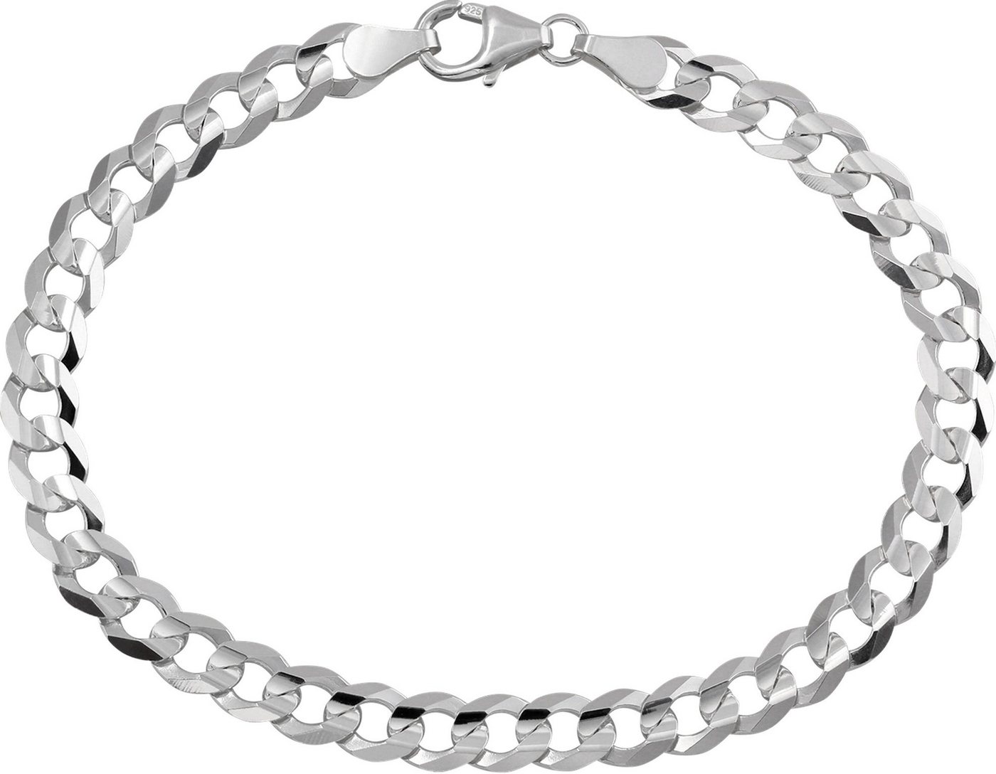 SilberDream Silberarmband SilberDream Armschmuck 19cm silber (Armband), Damen, Herren Armband ca. 19cm, 925 Sterling Silber, Farbe: silber von SilberDream