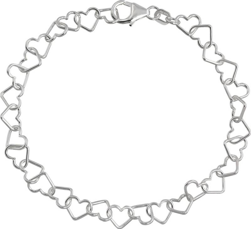 SilberDream Silberarmband SilberDream Armschmuck 19cm (Armband), Damen Armband ca. 19cm, 925 Sterling Silber, Farbe: silber von SilberDream