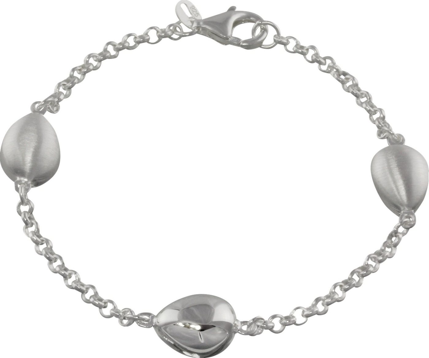 SilberDream Silberarmband SDA4900JX SilberDream 925 Sterling Silber (Armband), Damen Armband (Oval) ca. 19cm, 925 Sterling Silber, Farbe: silber von SilberDream