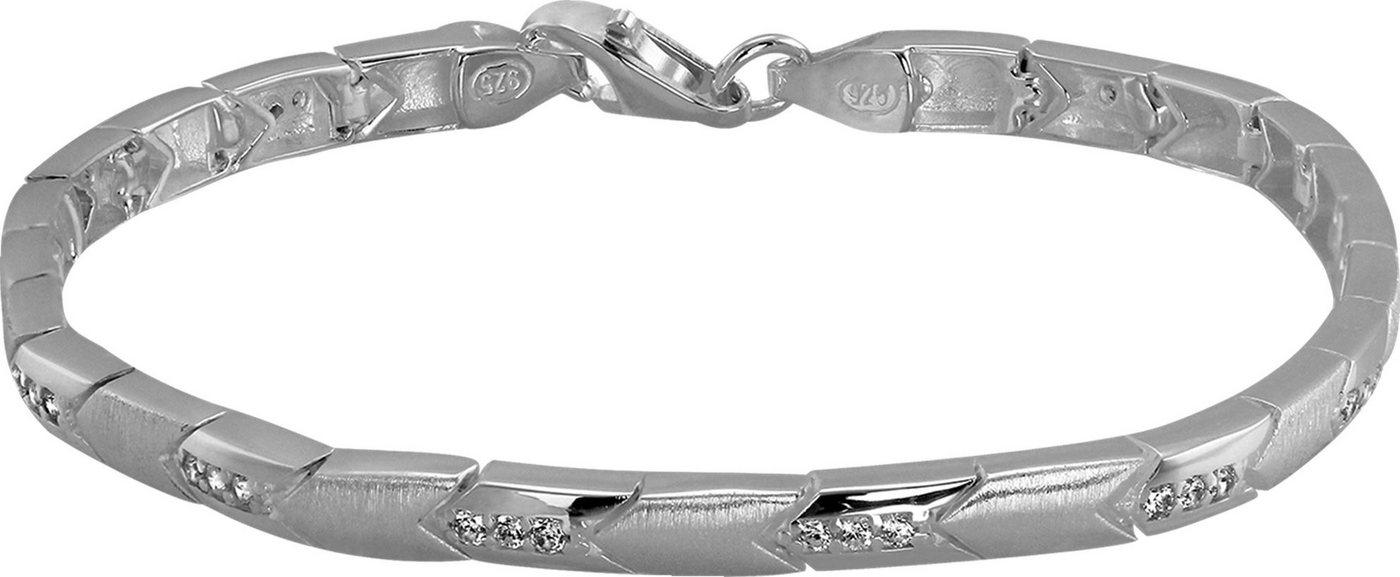 SilberDream Silberarmband SDA4900WX SilberDream 925 Sterling Silber (Armband), Damen Armband (Blatt) ca. 19cm, 925 Sterling Silber, Farbe: silber, we von SilberDream