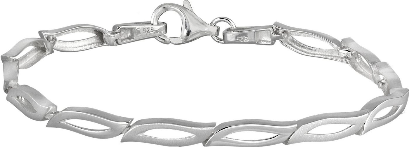 SilberDream Silberarmband SDA4901JX SilberDream 925 Sterling Silber (Armband), Damen Armband (Blütenblatt) ca. 19cm, 925 Sterling Silber, Farbe: silb von SilberDream