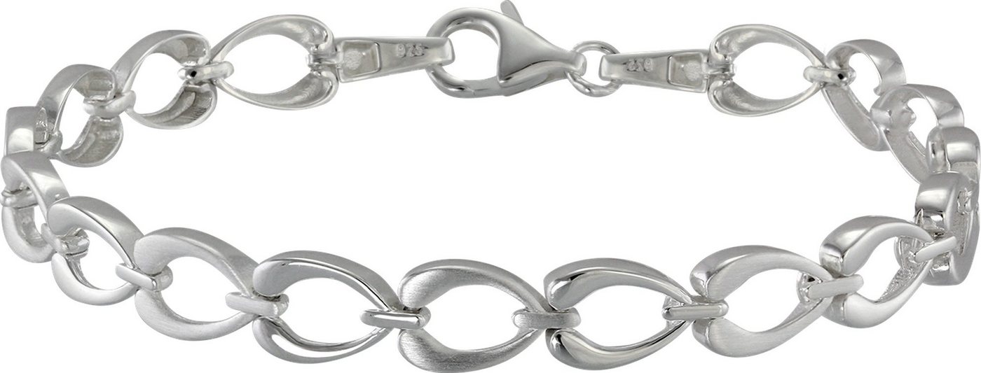 SilberDream Silberarmband SDA4901JX SilberDream 925 Sterling Silber (Armband), Damen Armband (Blütenblatt) ca. 19cm, 925 Sterling Silber, Farbe: silb von SilberDream