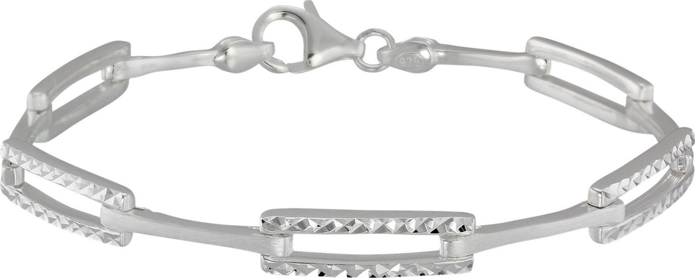 SilberDream Silberarmband SDA4901JX SilberDream 925 Sterling Silber (Armband), Damen Armband (Blütenblatt) ca. 19cm, 925 Sterling Silber, Farbe: silb von SilberDream