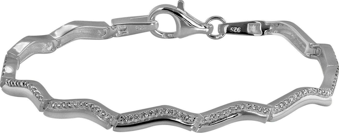 SilberDream Silberarmband SDA4901WX SilberDream 925 Sterling Silber (Armband), Damen Armband (Dreieck) ca. 18,7cm, 925 Sterling Silber, Farbe: silber von SilberDream