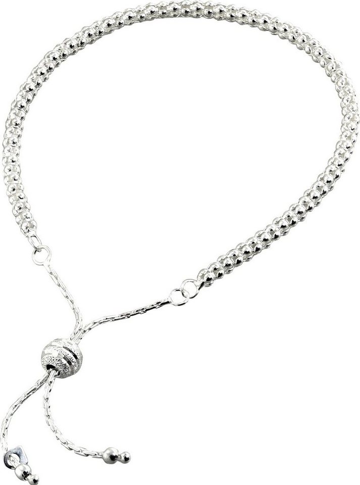 SilberDream Silberarmband SDA7090X SilberDream Damen Armband variable Größe (Armband), Damen Armband (diamantierte Kugeln) bis ca. 22cm, 925 Sterling Silber von SilberDream