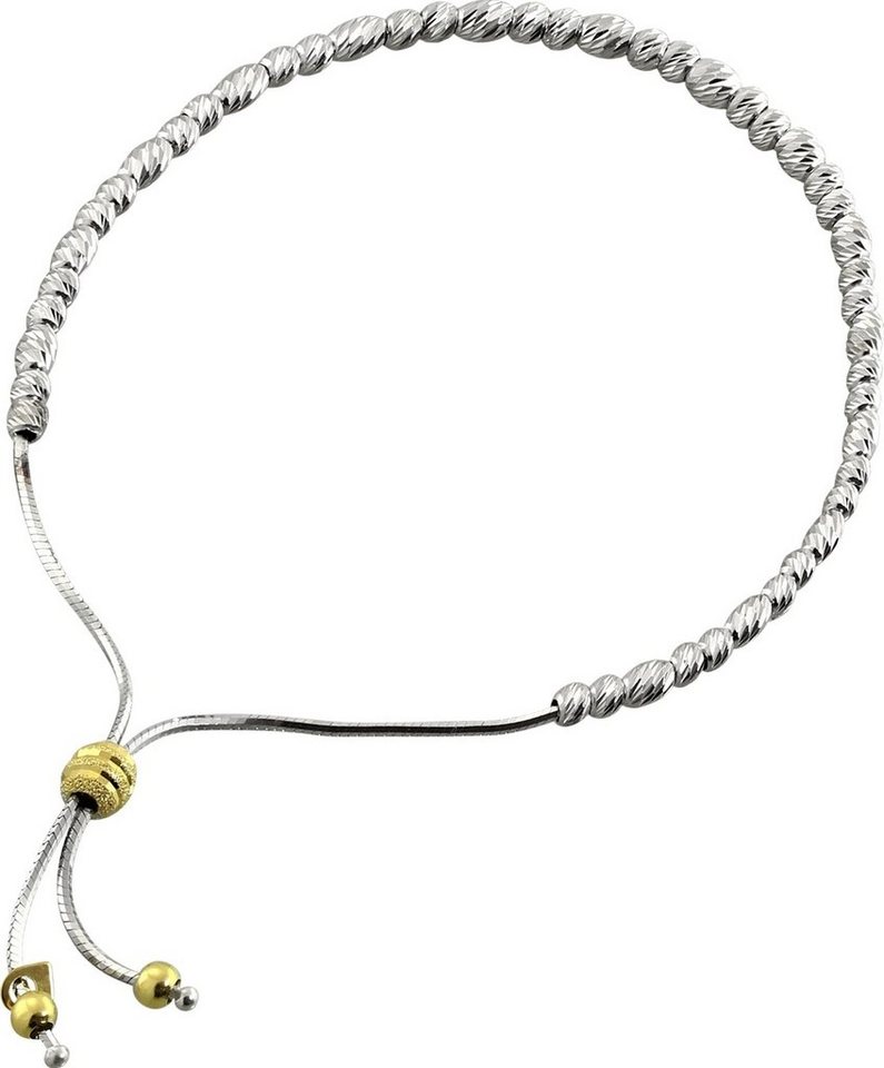 SilberDream Silberarmband SDA7090X SilberDream Damen Armband variable Größe (Armband), Damen Armband (diamantierte Kugeln) bis ca. 22cm, 925 Sterling Silber von SilberDream
