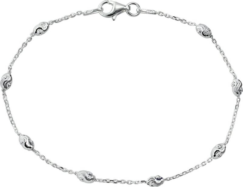 SilberDream Silberarmband SilberDream Typhoon Armband 19cm für (Armband), Damen Armband (Typhoon) ca. 19cm, 925 Sterling Silber, Farbe: silber von SilberDream
