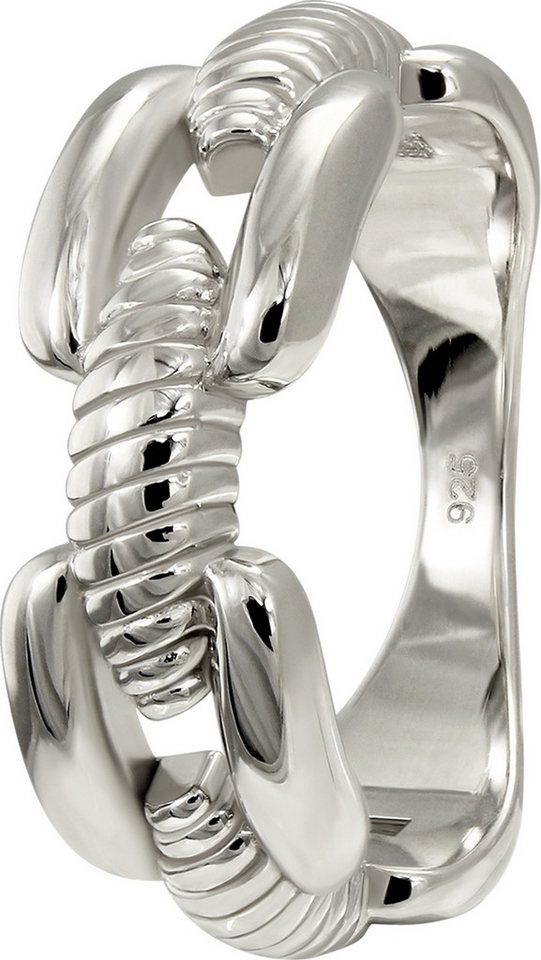 SilberDream Silberring SilberDream Ring Bandring massiv Gr.56 (Fingerring), Damen Ringe, 56 (17,8) 925er Sterling Silber Bandring silber von SilberDream