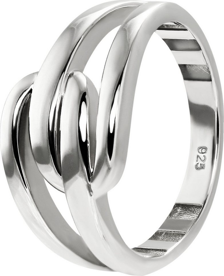 SilberDream Silberring SilberDream Ring Modern Gr.56 Silberring (Fingerring), Damen Ringe, 56 (17,8) 925er Sterling Silber Modern silber von SilberDream